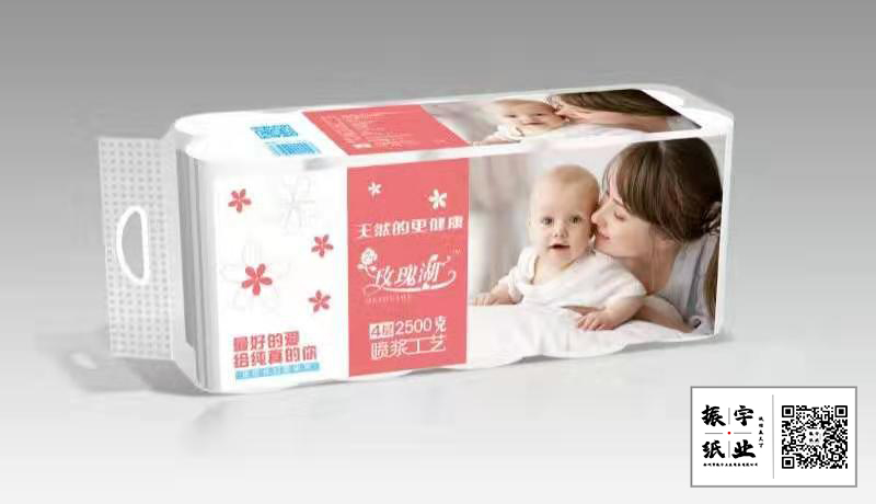 玫瑰湖卷紙婦嬰包裝（2500g）